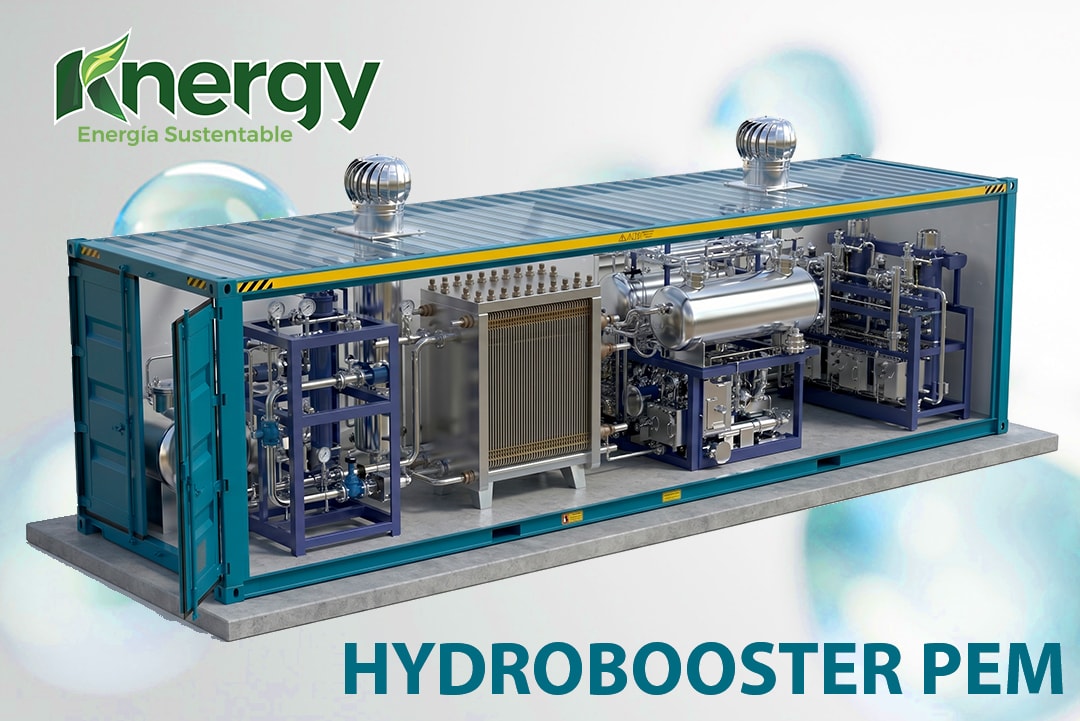 Hydrobooster PEM · electrolizador de membrana Knergy
